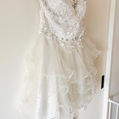 dazzRueen 純白ドレス　パッド付きの画像