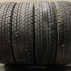 札幌発 引取OK YOKOHAMA SY797 225/90R17.5 127/125L 17.5インチ トラックタイヤ スタッドレス 再生タイヤ 4本 バリ溝 4t　(TS391)  クレジットカード QR決済可能
