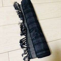 大島紬 反物 訳あり 濃紺 証紙なし リメイク 着物 和服 和裁...