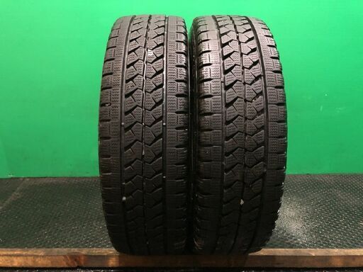 BS BLIZZAK W979 225/70R16 117/115L LT 16インチ ライトトラック用 スタッドレス 2本 21年製 バリ溝 キャンター等　(MTS98) クレジットカード QR決済可能