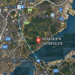 下関市の海の近くの山林512㎡　10万