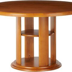 ラウンドダイニングテーブルのみ:中古:実物添付しました。