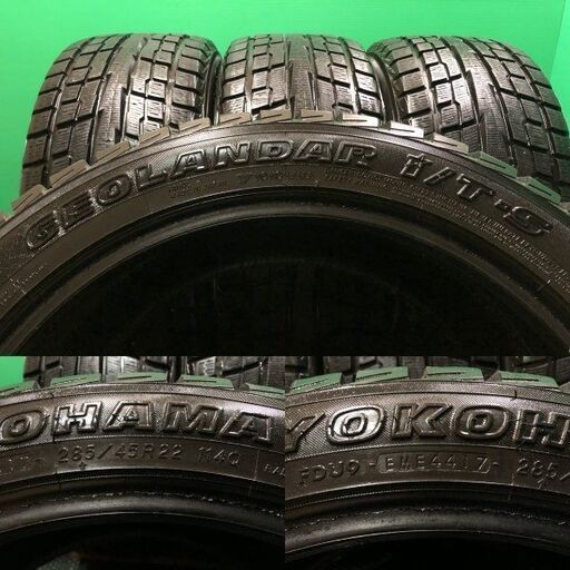 YOKOHAMA GEOLANDAR i/T-S 285/45R22 22インチ スタッドレス 4本 バリ溝 エスカレード ナビゲーター ランクル200等　(MTE406) クレジットカード QR決済可能 YOKOHAMA GEOLANDAR i/T-S 285/45R22 22インチ スタッドレス 4本 バリ