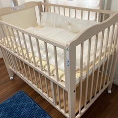 ベビーベッド　キンタロー　ポムST  レギュラーサイズ　布団フル...