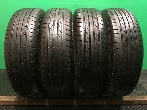 BS BRIDGESTONE NEXTRY 185/70R14 14インチ 夏タイヤ 4本 21～22年製 バリ溝 ノート アリオン プレミオ等　(MTB367)  クレジットカード QR決済可能