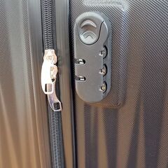 ★ジモティ割あり★  スーツケース　5泊～7泊用 黒 H76×D49×W29 クリーニング済み YJ397の画像