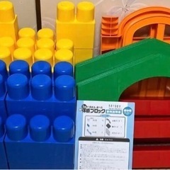 ピープル 大きいブロック 知育玩具 ブロック 2セットの画像