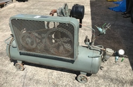 中古 格安◇日立 エアコンプレッサー ベビコン 1.5U-7VA6 60Hz ★HITACHI★ BEBICON★