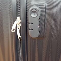 ★ジモティ割あり★  スーツケース　5泊～7泊用 黒 H76×D49×W29 クリーニング済み YJ399の画像