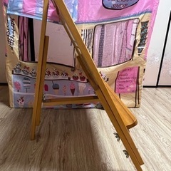 家庭保育園　ホワイトボード　お絵描きボード　木製の画像