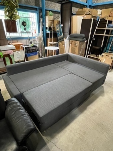 ☆人気商品!!☆ IKEA フリーヘーテン コーナーソファ L字ソファ ソファベッド クッション無し激安!!