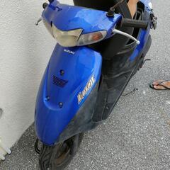 原付き　スズキ　レッツ2　商談中の画像