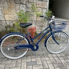お話中　自転車　22インチ