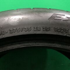 走行短め Continental ContiExtremeContact 275/35ZR20 20インチ 夏タイヤ 1本 21年製 ベンツ/Sクラス ジャガー/XJ等　(MTA511)  クレジットカード QR決済可能の画像