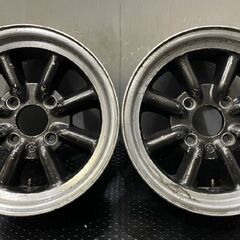 旧車ホイール ワタナベ Bタイプ 14インチ 2本 6.5J4H...