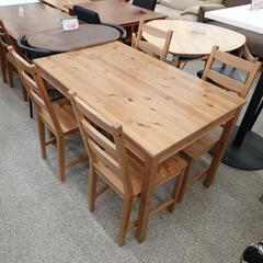 【4人掛けダイニングセット】4人掛けダイニングセット IKEA イケア JOKKMOKK ヨックモック テーブルセット:ナチュラル
