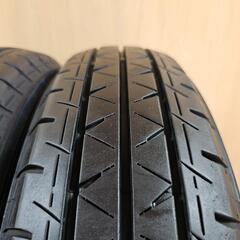 中古タイヤ　155/80R14 88/86N LT YOKOHAMA  BulEarth-Van  RY55　サクシード　プロボックス　a28の画像