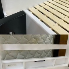 【愛品館 江戸川店】KIDS木製2段ベッド ID:153-018668-007の画像