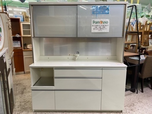 【愛品館 江戸川店】PAMOUNA（パモウナ）ワイド キッチンボード ID:159-019200-007