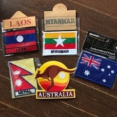 国旗のワッペン差し上げますの画像