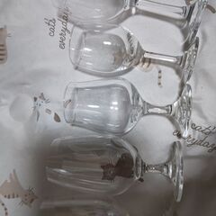 〖無料〗美品：ワイングラス色々5点《飾り物にも！単品可》