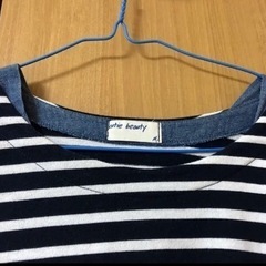 ボーダー長袖Tシャツ　Mの画像