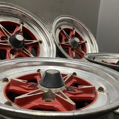 超希少 旧車ホイール SSR STAR FORMULA スターフォーミュラ 13インチ 4本 6J4HPCD100約+12 当時物　(VHF401) クレジットカード QR決済可能の画像