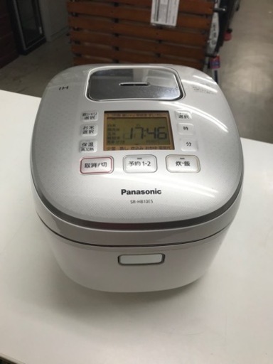 ☆値下げ☆　O2308-200 Panasonic IHジャー炊飯器　2017年製　SR-HB 10E5 5.5合炊き　汚れ　キズあり