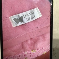 新古品　HANAE MORI  ウール混毛布　ピンクの画像