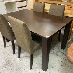 愛品館 江戸川店】KEYUCA（ケユカ）ダイニングテーブル5点セット ID