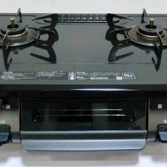 Rinnai　ガスコンロ　LPガス　2019年製　動作良好　NTM64BK2L　グリルきれい　左強火　リンナイ　ガステーブル　LPG　国内有名メーカー品