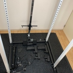 アイロテック　引き取り限定　マスキュラーセット140キロ　防振マット&プレートラック付の画像