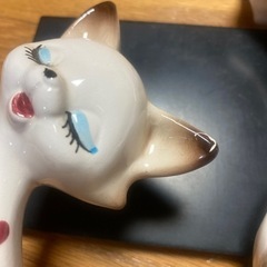 猫　オブジェ　置物の画像