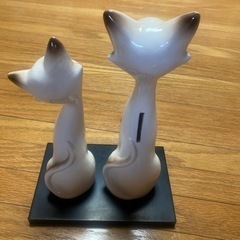 猫　オブジェ　置物の画像