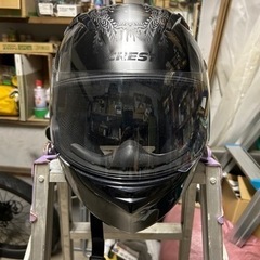 フルフェイスヘルメット　バイザー付き