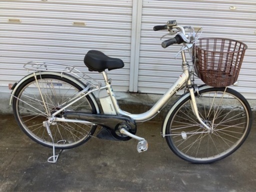 152  ヤマハ新機種電動アシスト自転車pas26インチ　シルバーアルミボディー