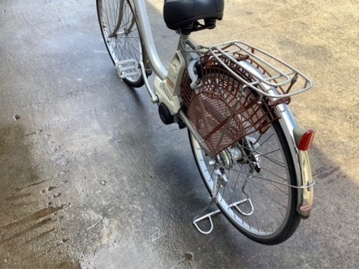 155 ブリヂストン新機種電動アシスト自転車assista26インチシルバーアルミボディ