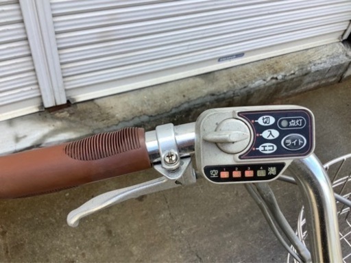 155 ブリヂストン新機種電動アシスト自転車assista26インチシルバーアルミボディ