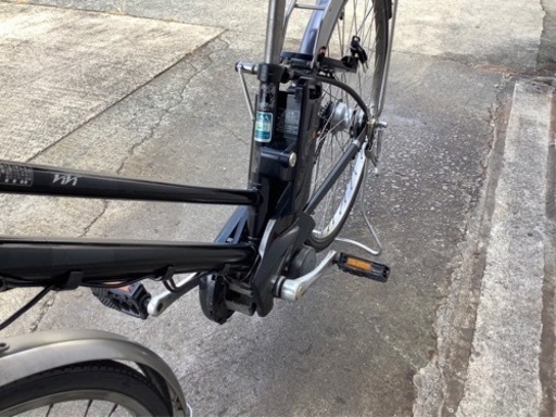 156 パナソニック新機種電動アシスト自転車viviDXcity27インチブラックボディ