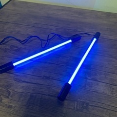 ネオン管　ブルー