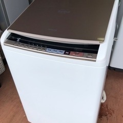 福岡市内設置配送無料　福岡市内配送設置無料　日立 HITACHI BW-DV90B N [ビートウォッシュ タテ型洗濯乾燥機 （9kg） シャンパン] 福岡市内設置配送無料 福岡市内配送設置無料 日立 HITACHI BW-DV90B N