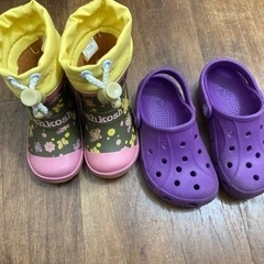 長靴 オシュコシュ 防寒長靴 クロックス サンダル