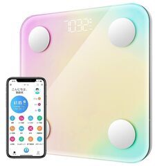 【新品】体重計 ヘルスメーター Bluetooth スマホ連動 ...