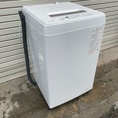 取置★動作〇★ 洗濯機 東芝 AW-45M9 4.5kg 2022年製 幅555x高さ945x奥行541mm