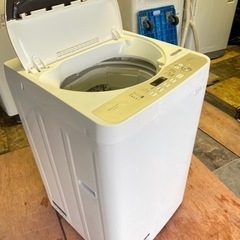 福岡市内配送無料 シャープ SHARP ES-GE4B-C [全自動洗濯機(4.5kg)