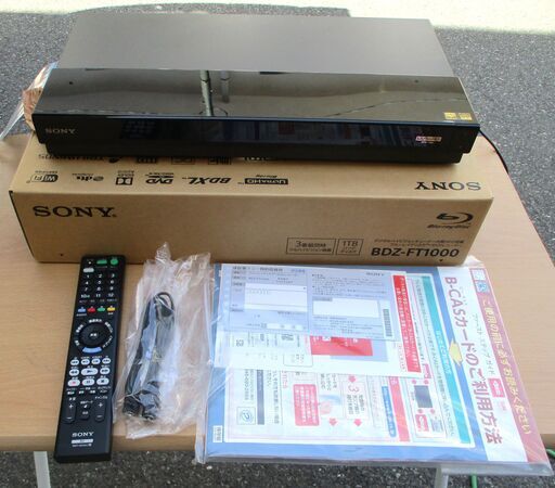 ☆ソニー SONY BDZ-FT1000 1TB ブルーレイレコーダー BD\u0026DVD◆4K/HDRの美しい映像を楽しめる
