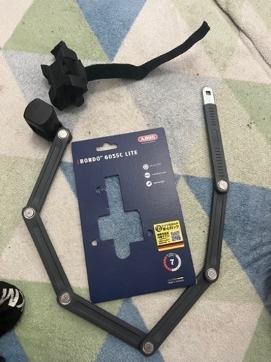 ABUS (アブス) 自転車 鍵 ロック 盗難見舞金制度 85cm ダイヤル式 [BORDO LITE 6055C SHマウント] |