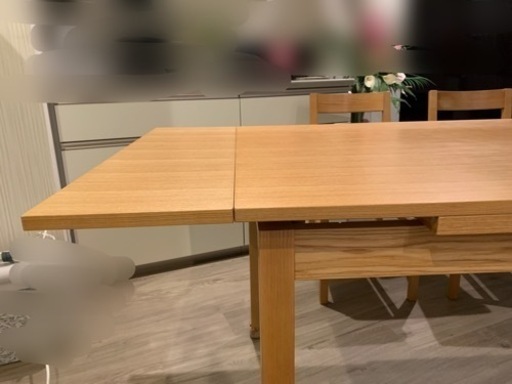 最終の値下げしました！！【美品】無印良品　木製ダイニングテーブル　イス4脚【デーブルと椅子4脚を切り離しても可】