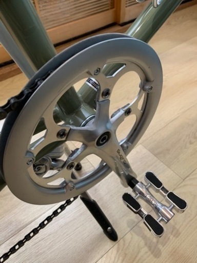 【美品錆無し】RALEIGH ミニベロ RSM フレームサイズ42 カーキ