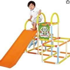 ワンワン　滑り台付きジャングルジムの画像